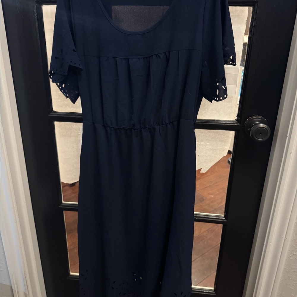 BloomChic Blue Midi dress